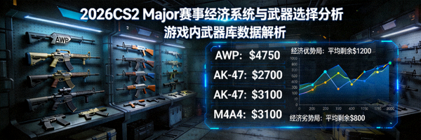 2026CS2 Major赛事经济系统与武器选择分析配图 - 游戏内武器库